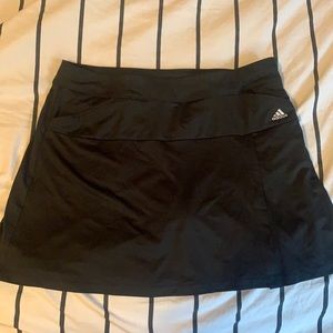 ADIDAS WOMENS GOLF SKIRT SZ MED BLACK AND HOT PINK